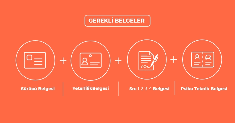 Şoförlük için gerekli belgeler